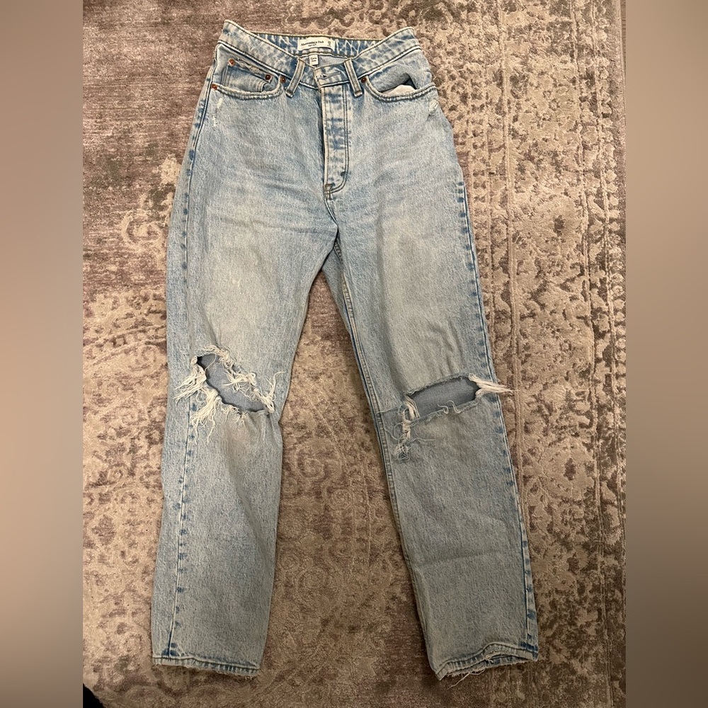 Abercrombie & Fitch 90s straight curve love denim